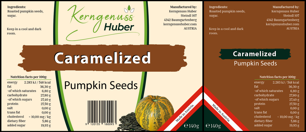 Pumkin Seeds - Caramelized
