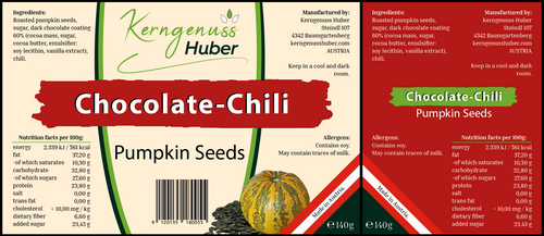 Pumkin Seeds - Chocolate Chili