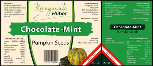 Pumkin Seeds - Chocolate Mint