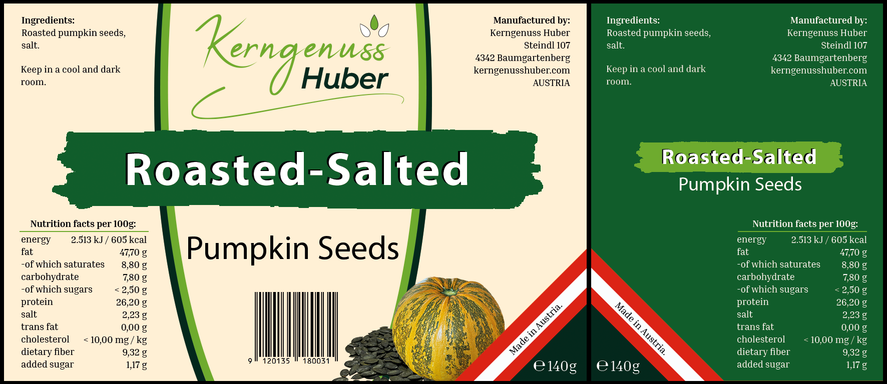 Pumkin Seeds - Roasted Salted